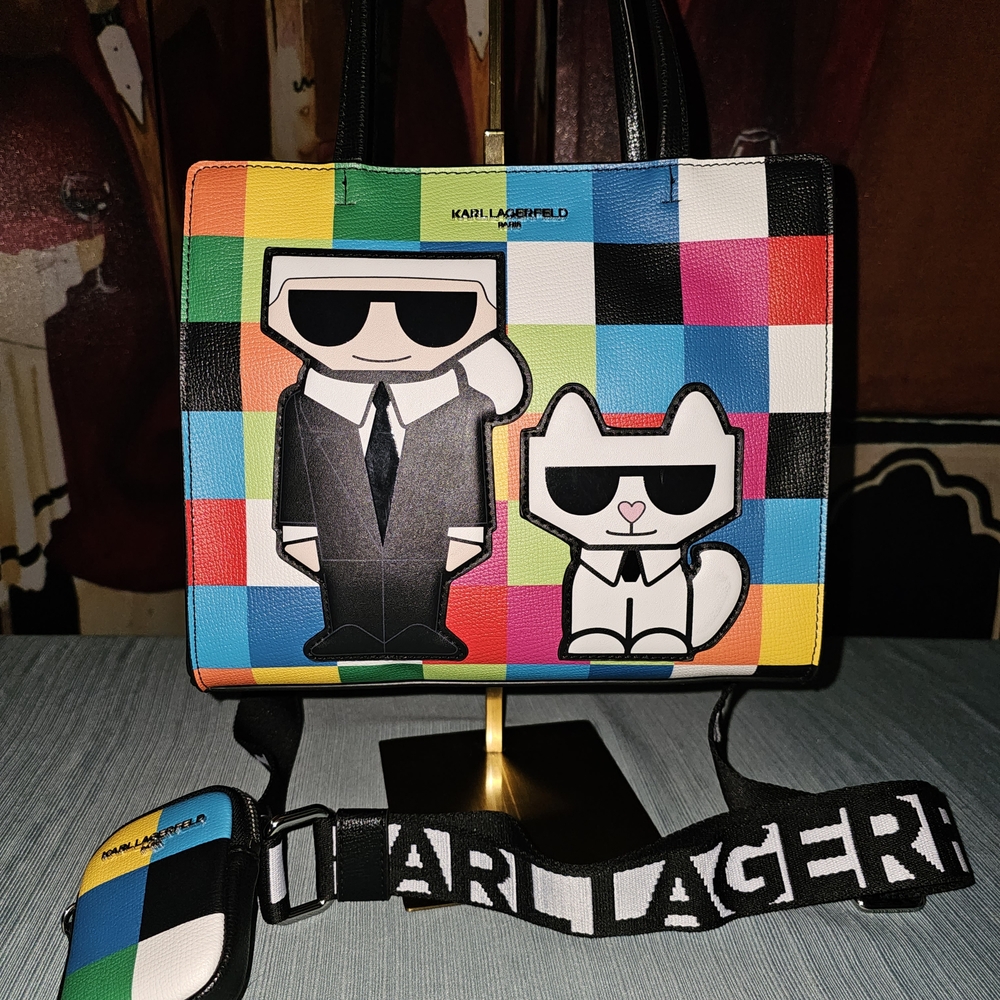 Karl Lagerfeld Paris Multicolor Crossbody – Style LH5D48BJ – NWT